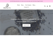 Tablet Screenshot of motherearthinc.com